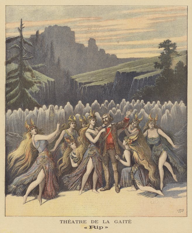 Rip, Operetta at the Theatre de la Gaite by after Henri Meyer