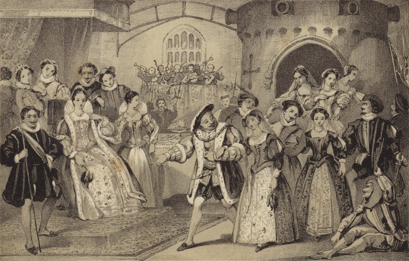 Pageant before Henry the Eighth by James Stephanoff