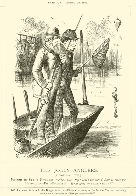 The Jolly Anglers, A Holiday Idyll by after John Tenniel
