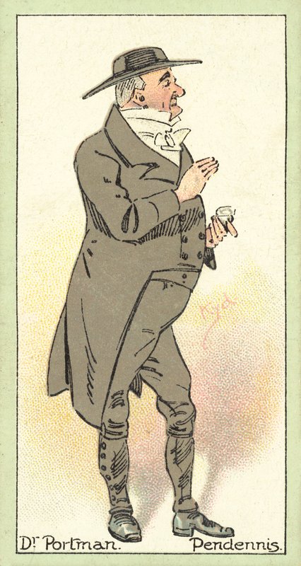 Dr Portman, Pendennis by after Joseph Clayton Clarke