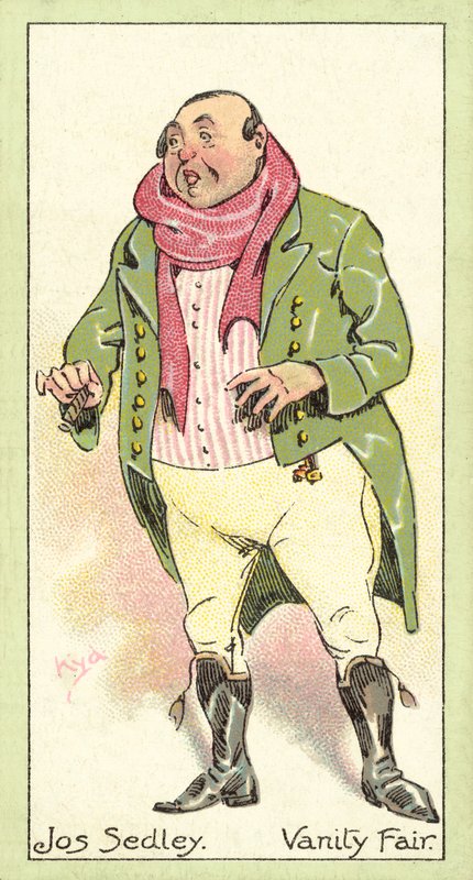 Jos Sedley, Vanity Fair by after Joseph Clayton Clarke