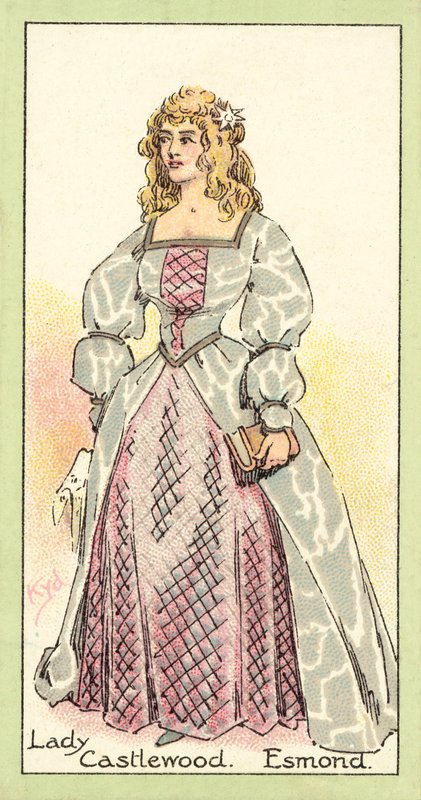 Lady Castlewood, Esmond by after Joseph Clayton Clarke