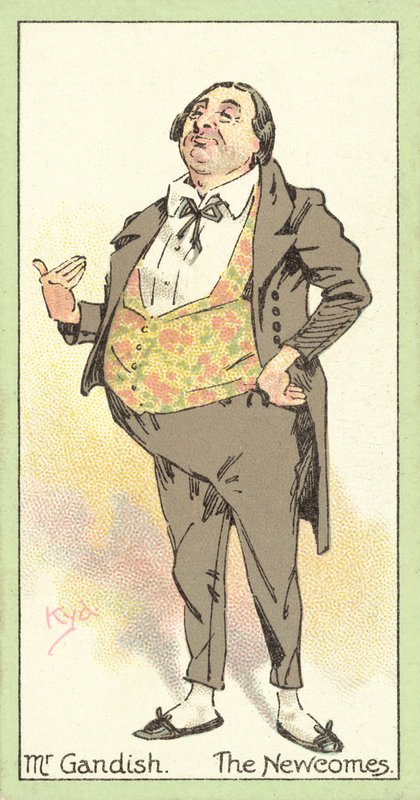 Mr Gandish, The Newcomes by after Joseph Clayton Clarke