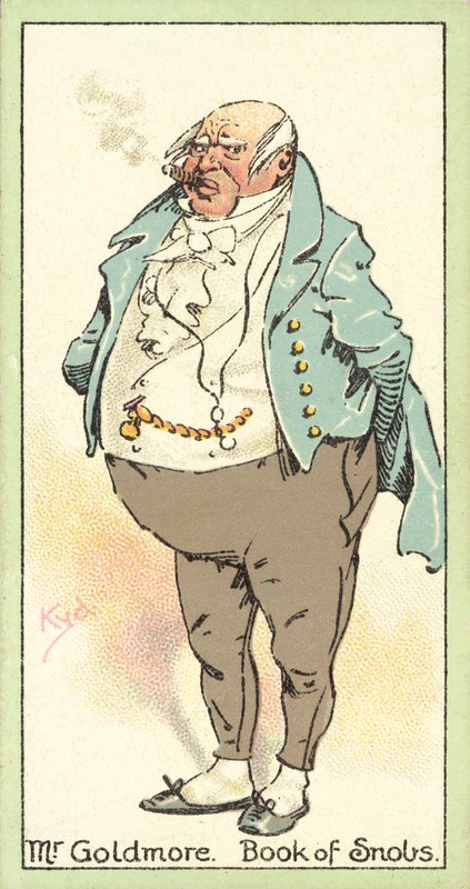 Mr Goldmore, Book of Snobs by after Joseph Clayton Clarke
