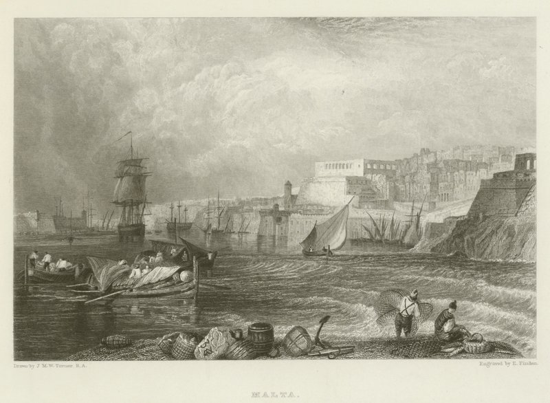 Malta by after Joseph Mallord William Turner