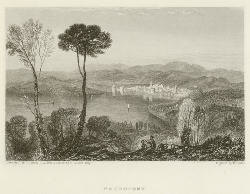 Negropont by after Joseph Mallord William Turner