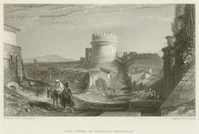 The Tomb of Cecilia Metella by after Joseph Mallord William Turner
