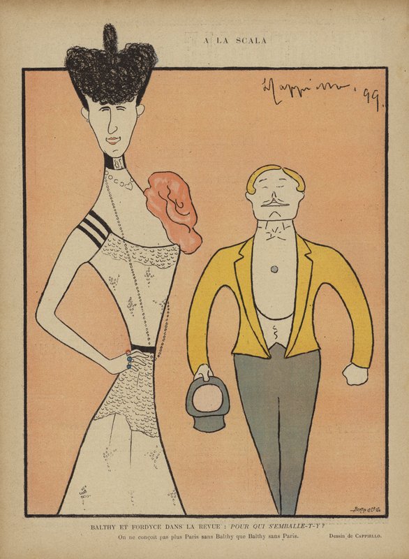 Balthy and Fordyce, Illustration for Le Rire by after Leonetto Cappiello