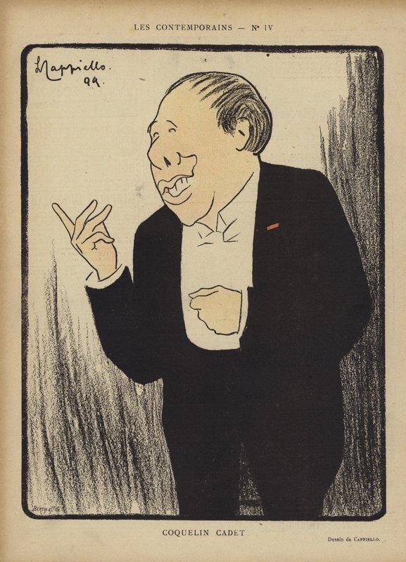 Coquelin Cadet, Illustration for Le Rire by after Leonetto Cappiello