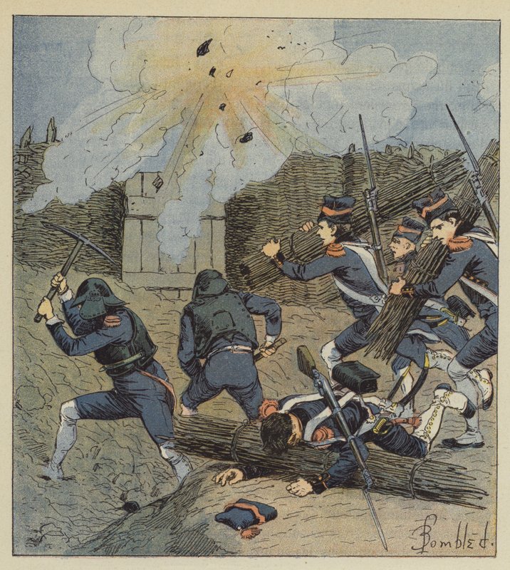 None of the old places were safe, they ceased to be tenable by after Louis Charles Bombled