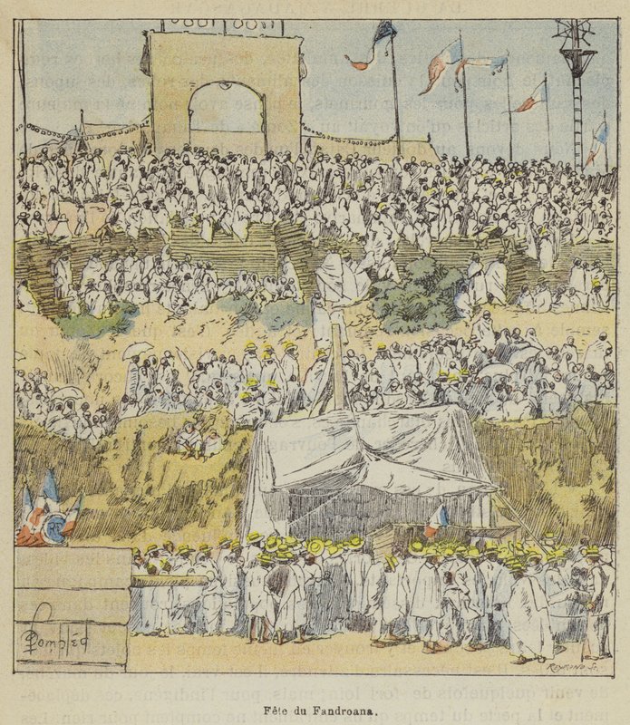 Fandroana Festival by after Louis Charles Bombled