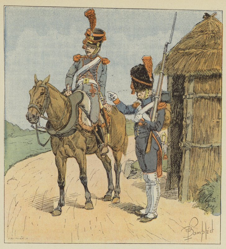 Imperial Guard, Foot Artillery and Artillery Train by after Louis Charles Bombled