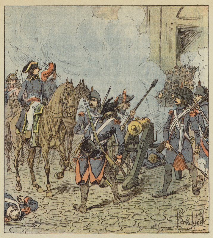 Day of 13 Vendémiaire, Bonaparte has the sections of Saint-Roch shot by after Louis Charles Bombled