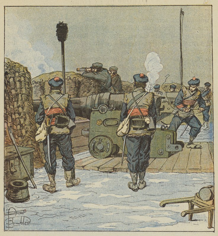 The Marine Battery of Chevilly by after Louis Charles Bombled
