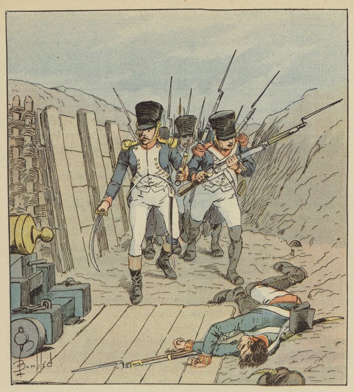 Captain de Chambure, the leader of this famous company, etc. by after Louis Charles Bombled