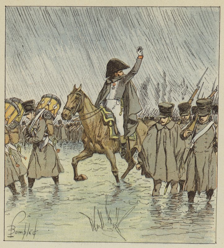 The flood surprised the troops in full operation by after Louis Charles Bombled