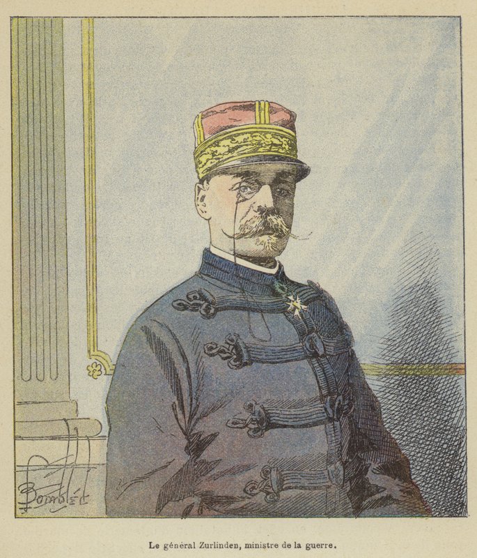 General Zurlinden, Minister of War by after Louis Charles Bombled