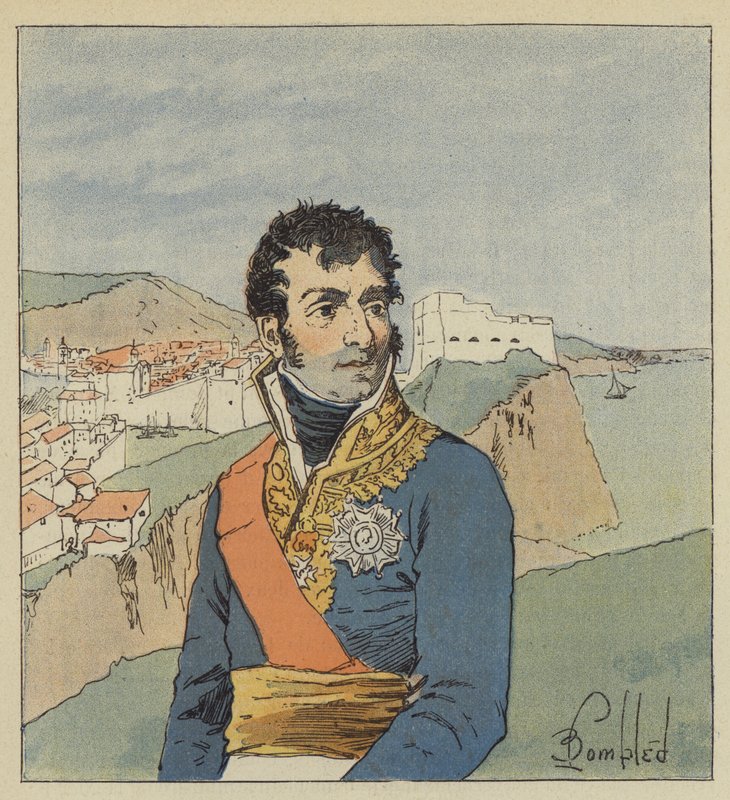 Marshal Marmont by after Louis Charles Bombled