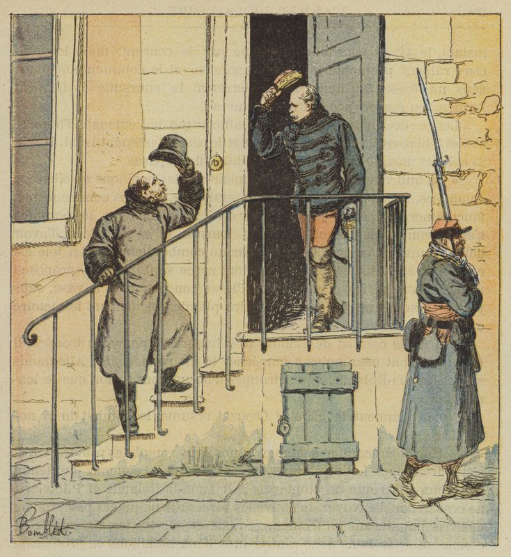Prince de Joinville and General des Pallieres by after Louis Charles Bombled
