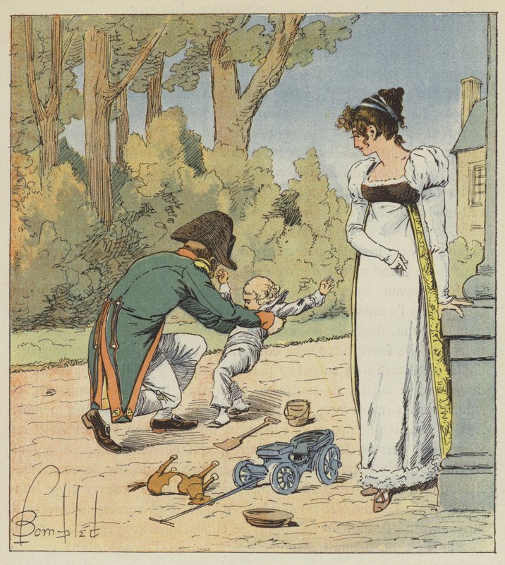 If he met him in the gardens, he would throw him to the ground by after Louis Charles Bombled