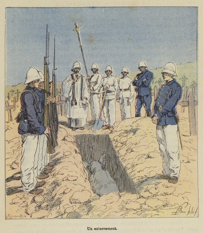 A Burial by after Louis Charles Bombled