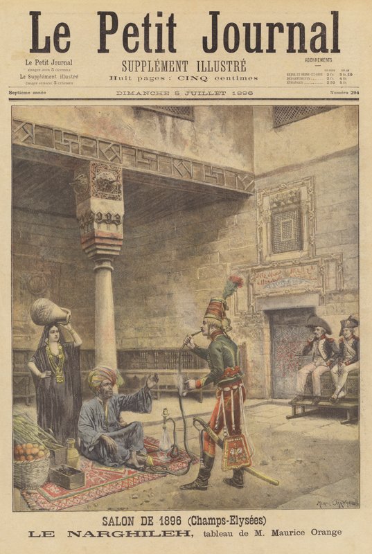 The Hookah by after Maurice Henri Orange