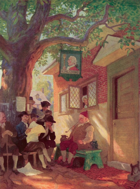 Illustration for Rip Van Winkle by after Newell Convers Wyeth