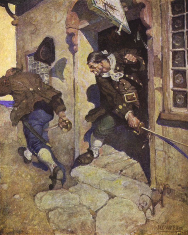 Illustration for Treasure Island by after Newell Convers Wyeth