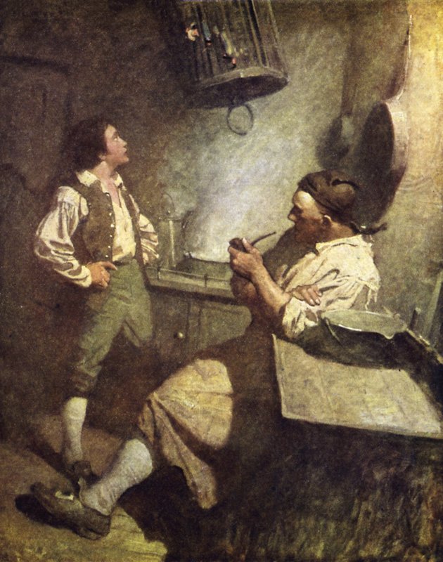 Illustration for Treasure Island by after Newell Convers Wyeth