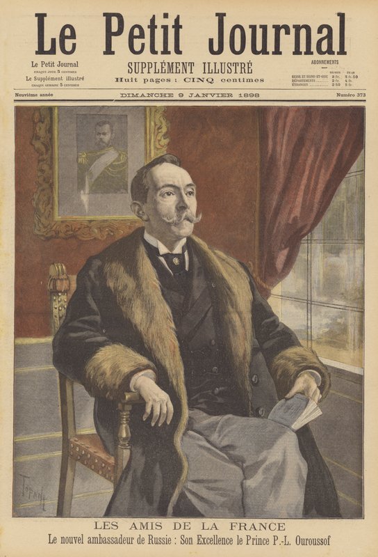 Lev Pavlovich Urusov, New Russian Ambassador to France by after Oswaldo Tofani