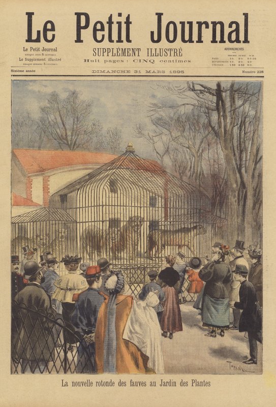 New Wild Animal Enclosure in the Jardin des Plantes by after Oswaldo Tofani