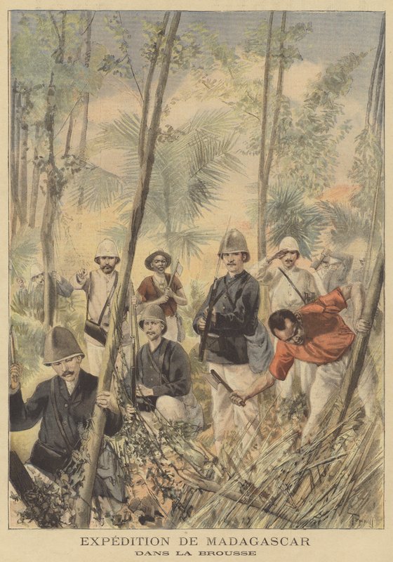 The French Expedition to Madagascar by after Oswaldo Tofani