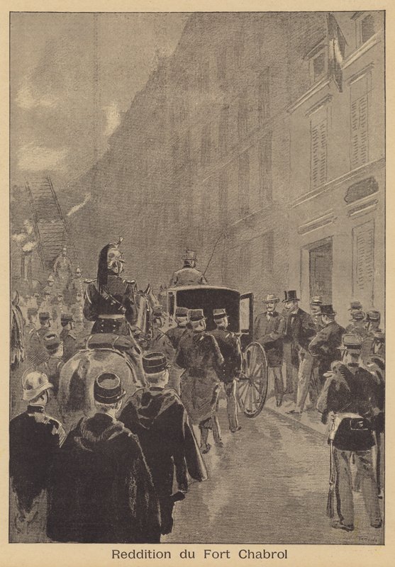 The surrender of Fort Chabrol by after Oswaldo Tofani