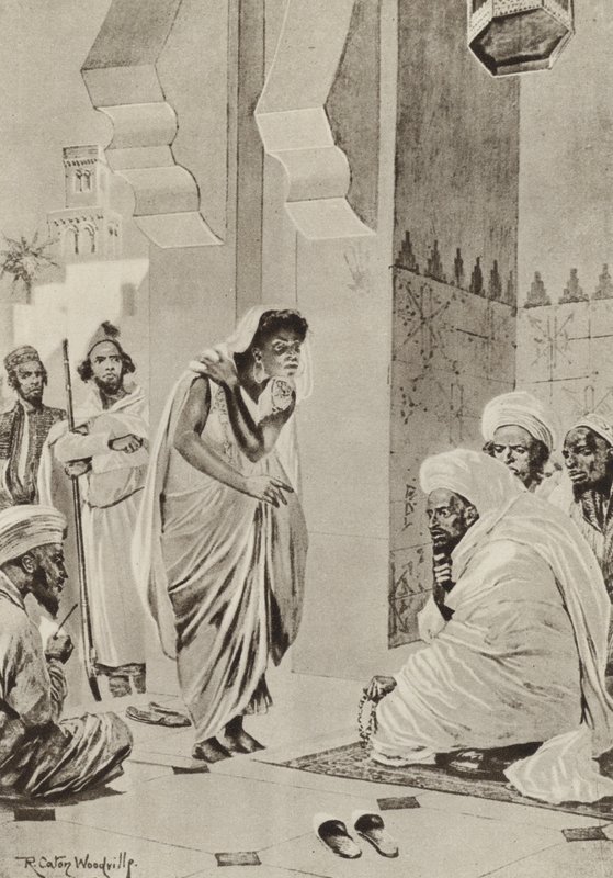 Market place in Africa, where sales are for sale to be shipped to America by after Richard Caton II Woodville