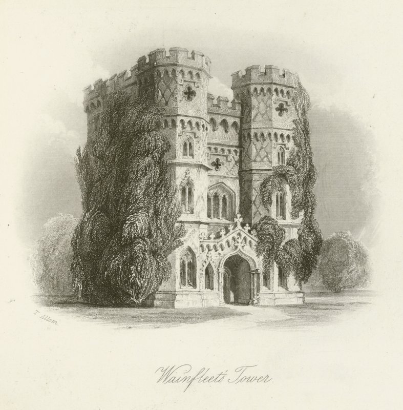 Wainfleets Tower by after Thomas Allom