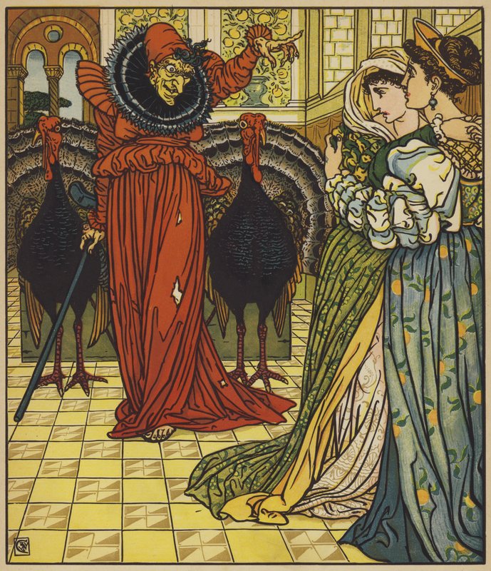 Appearance of the Fairy of the Desert by after Walter Crane