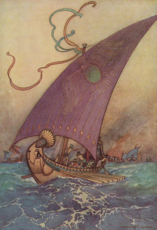 Geoffrey Chaucer, The Legend of Good Women by after Warwick Goble