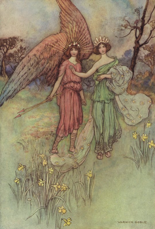 Geoffrey Chaucer, The Legend of Good Women by after Warwick Goble