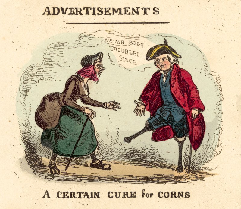 A Certain Cure for Corns by after William Heath