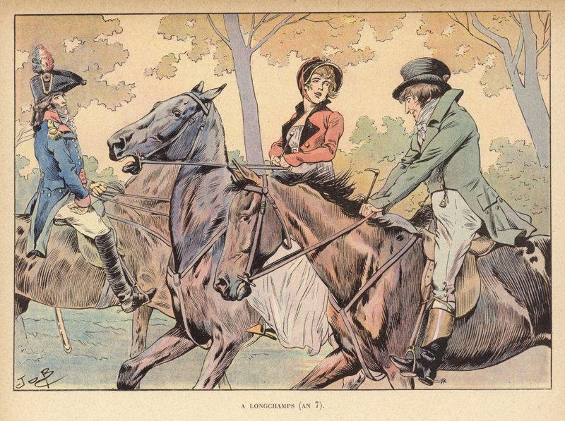 At Longchamps (Year 7) by pseudonym for Onfray de Breville Jacques Job