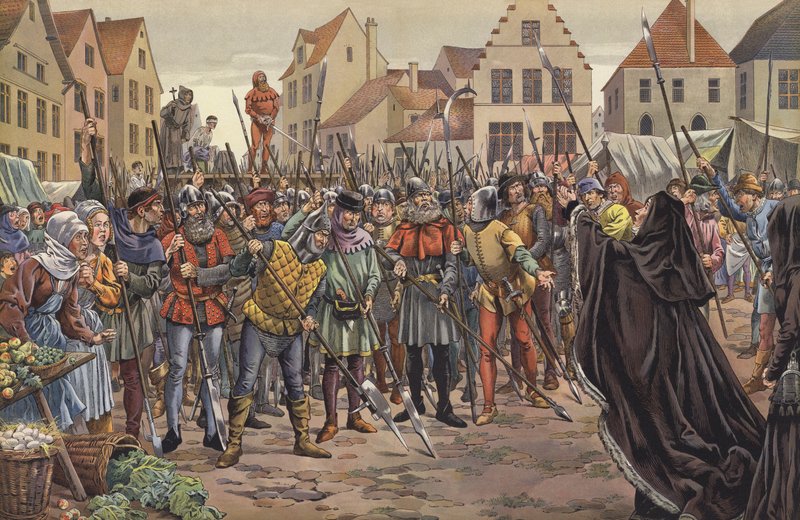Mary, Duchess of Burgundy, Pleading with the People of Ghent for the Lives of Two of Her Father