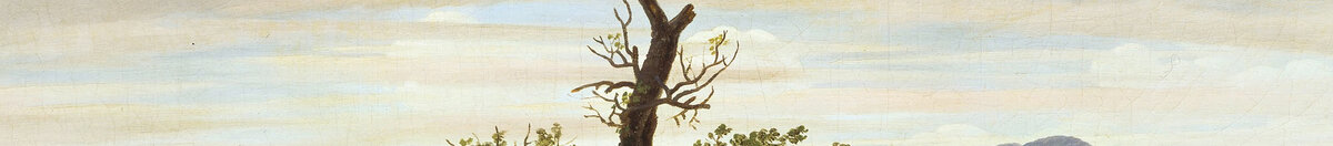 Solitary Tree (Caspar David Friedrich), Detail: Abgestorbene Baumkrone