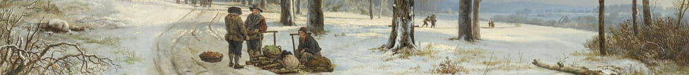 Winter Landscape, 1835-8 (Barend Cornelis Koekkoek)