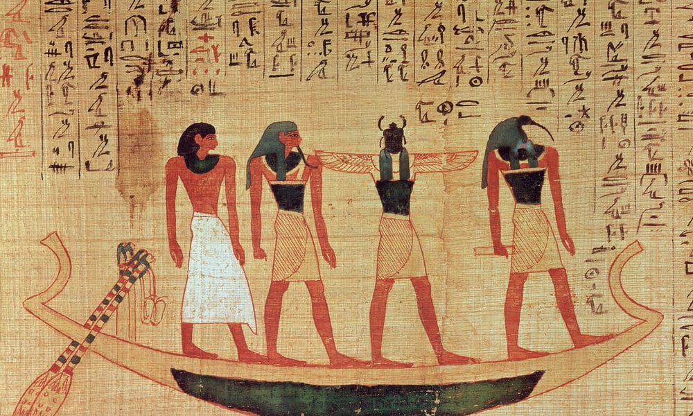 Hieroglyphic and murals