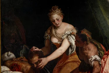 Judith with the head of Holofernes (detail)