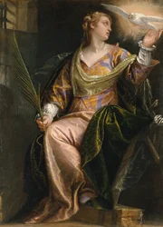 Saint Catherine of Alexandria in Prison