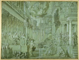 Allegory to Celebrate the Publication of the Holy League in 1571