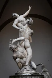 The Rape of Proserpina, Renaissance Statue by Giambologna, Florence, Italy, Europe