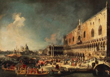 The arrival of the French Ambassador in Venice