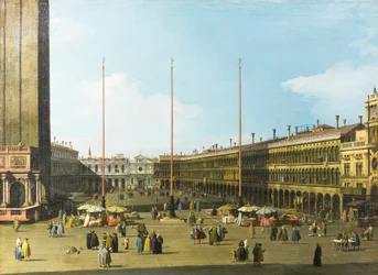 Venice, View of Piazza San Marco with the Procuratie